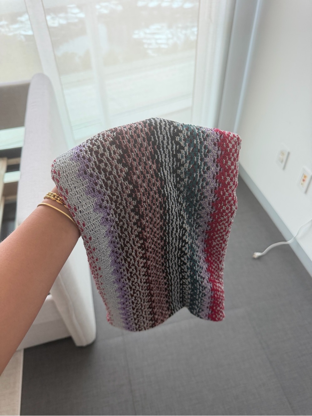 Missoni Metallic scarf